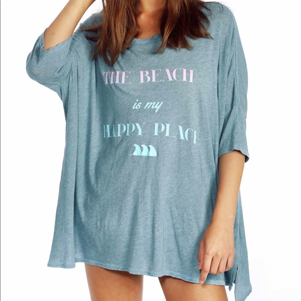 Wildfox “The Beach is my Happy Place” Loose Tee